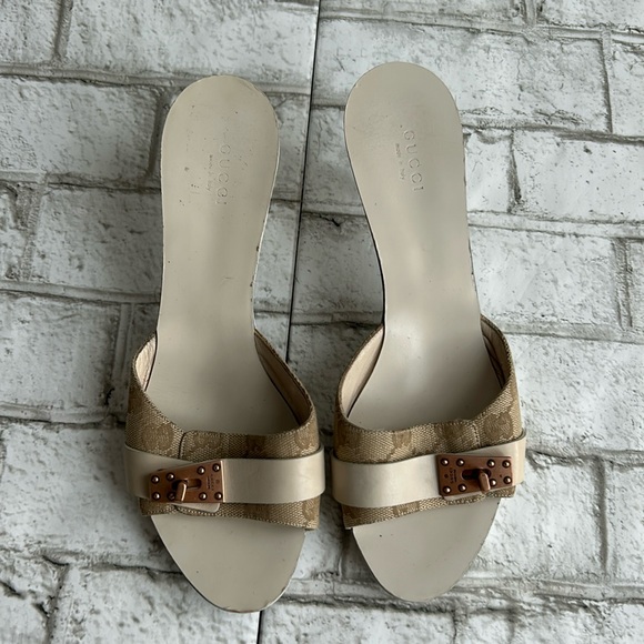 Gucci Mules Kitten Heel - Picture 1 of 17